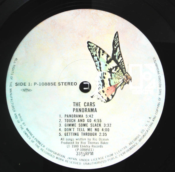 The Cars - Panorama (Vinyl, LP, Album, Stereo)
