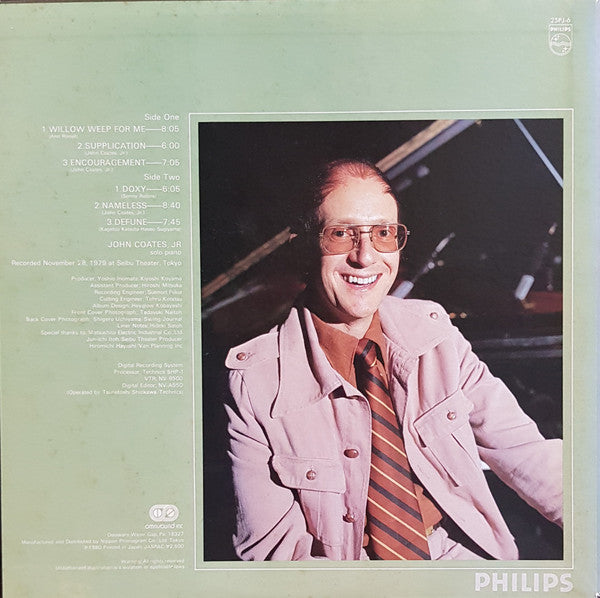 John Coates, Jr - Tokyo Concert (Vinyl, LP, Album, Promo) Very Good Plus (VG+) / Very Good (VG)