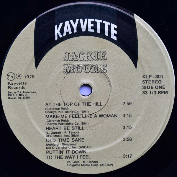Jackie Moore - Make Me Feel Like A Woman (Vinyl, LP, Album, Stereo) Very Good (VG) / Very Good (VG)