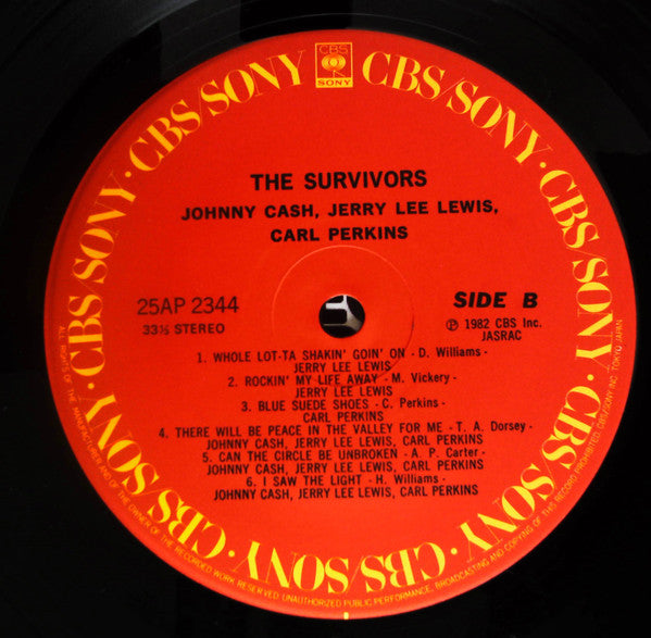 Johnny Cash - The Survivors (Vinyl, LP, Album) Very Good (VG) / Very Good (VG)