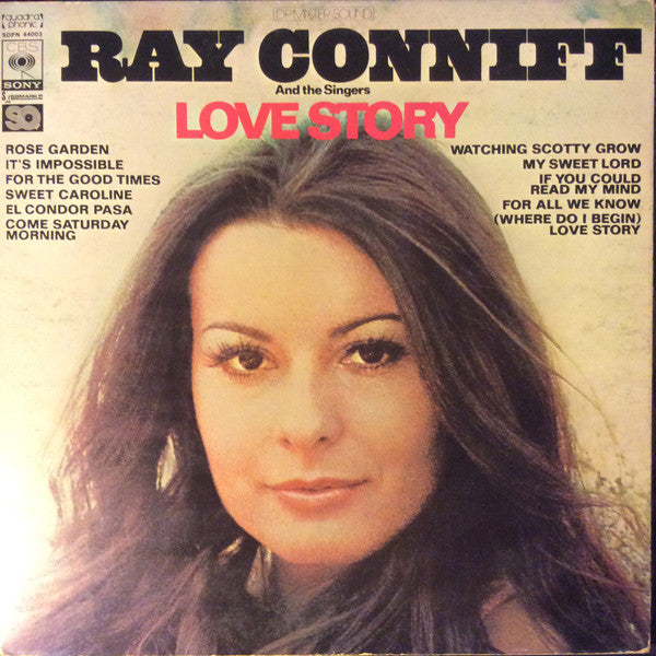 Ray Conniff And The Singers - Love Story (Vinyl, LP, Album, Quadraphonic) Very Good Plus (VG+) / Very Good Plus (VG+)