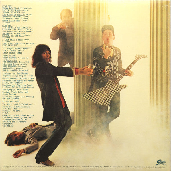 Cheap Trick - Dream Police (Vinyl, LP, Album, Stereo) Very Good (VG) / Very Good Plus (VG+)
