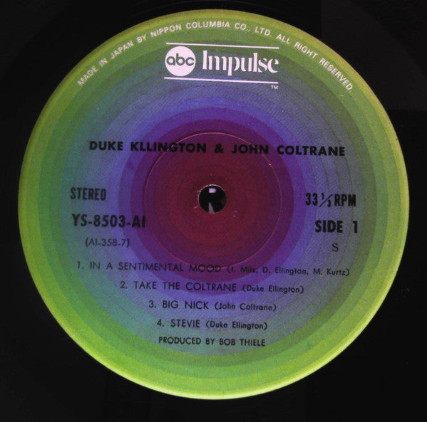 Duke Ellington - Duke Ellington & John Coltrane (Vinyl, LP, Album, Misprint, Reissue, Stereo) Very Good Plus (VG+) / Good Plus (G+)