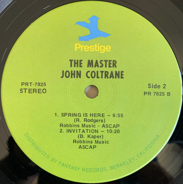 John Coltrane - The Master (Vinyl, LP, Album, Reissue, Remastered) Near Mint (NM or M-) / Near Mint (NM or M-)