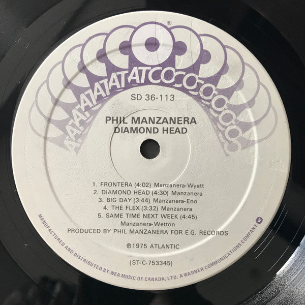 Phil Manzanera - Diamond Head (Vinyl, LP, Album, Reissue) Very Good Plus (VG+) / Very Good Plus (VG+)