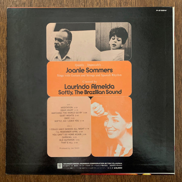 Joanie Sommers - Softly, The Brazilian Sound (Vinyl, LP, Album) Very Good (VG) / Very Good (VG)