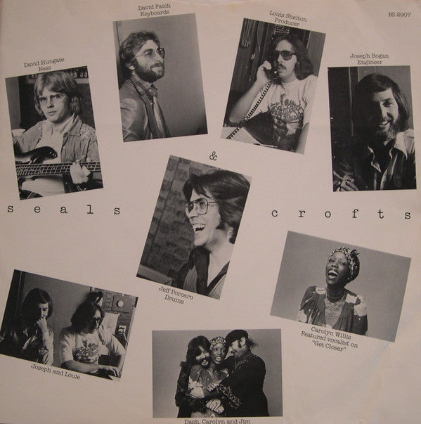 Seals & Crofts - Get Closer (Vinyl, LP, Album) Good Plus (G+) / Very Good (VG)