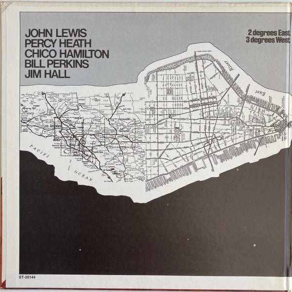 John Lewis (2) - 2 Degrees East, 3 Degrees West (Vinyl, LP, Album, Reissue, Stereo) Good Plus (G+) / Very Good (VG)