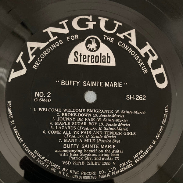 Buffy Sainte-Marie - Buffy Saint-Marie (Vinyl, LP, Album, Stereo) Very Good Plus (VG+) / Very Good Plus (VG+)