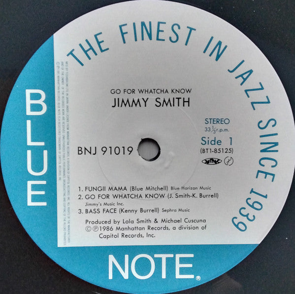 Jimmy Smith - Go For Whatcha Know (Vinyl, LP) Very Good Plus (VG+) / Very Good (VG)