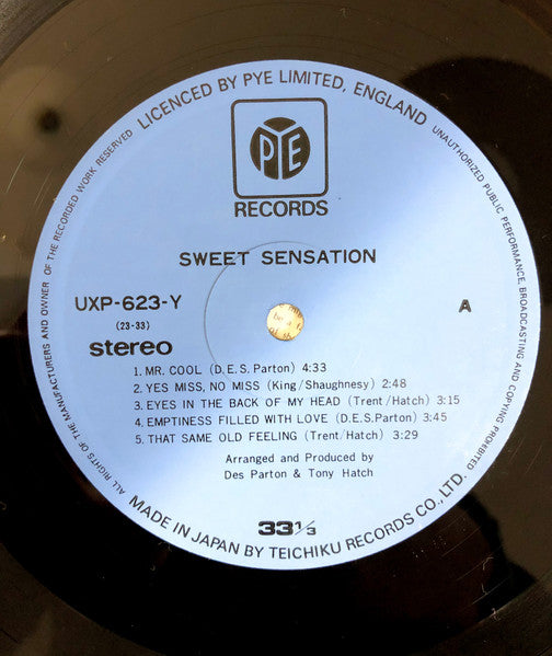 Sweet Sensation (2) - Sweet Sensation (Vinyl, LP, Album, Stereo) Very Good (VG) / Very Good (VG)