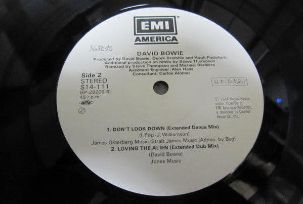 David Bowie - Loving The Alien (Vinyl, 12", 45 RPM, Promo)