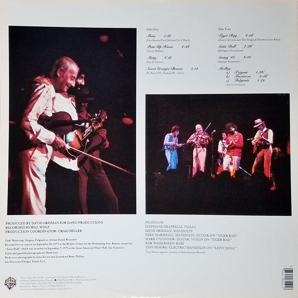 Stéphane Grappelli - Live (Vinyl, LP, Stereo) Very Good (VG) / Good Plus (G+)