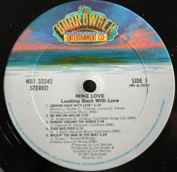 Mike Love - Looking Back With Love (Vinyl, LP, Album, Reissue, Stereo) Very Good Plus (VG+) / Very Good Plus (VG+)