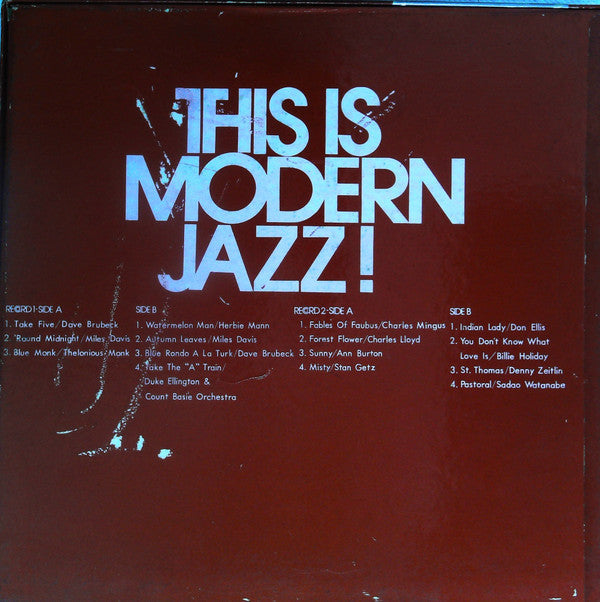 Various - This Is Modern Jazz! (2xVinyl, Box Set, LP, Compilation) Very Good (VG) / Good Plus (G+)