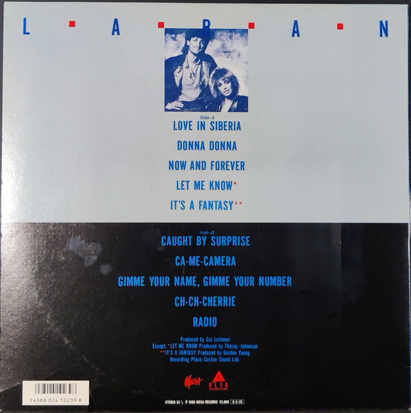 Laban - Caught By Surprise (Vinyl, LP, Album) Very Good Plus (VG+) / Very Good (VG)