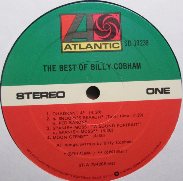 Billy Cobham - The Best Of Billy Cobham (Vinyl, LP, Compilation) Very Good (VG) / Very Good Plus (VG+)