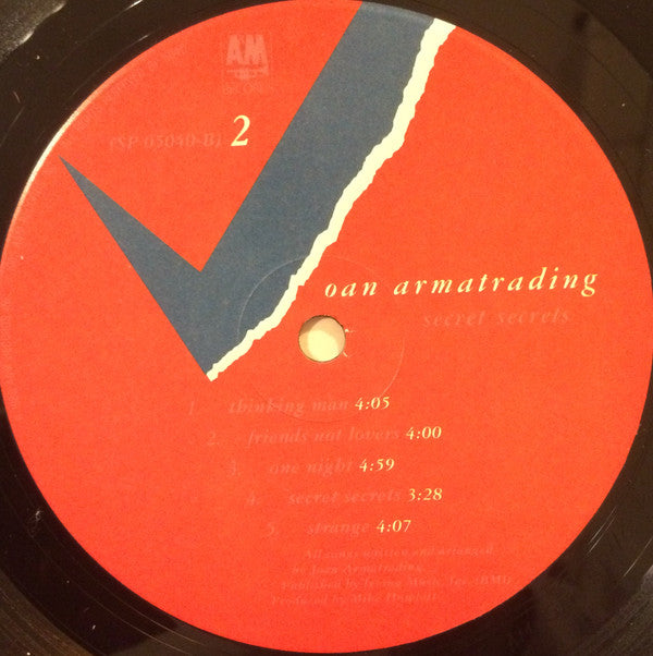 Joan Armatrading - Secret Secrets (Vinyl, LP, Album) Very Good (VG) / Very Good Plus (VG+)