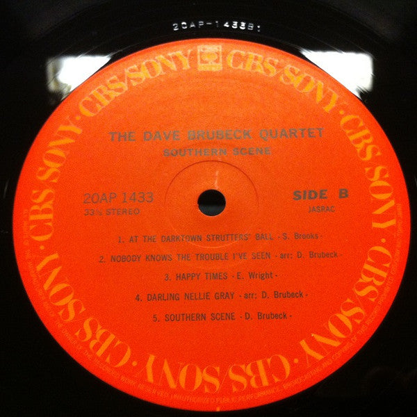 The Dave Brubeck Quartet - Southern Scene (Vinyl, LP, Album, Reissue, Stereo) Very Good Plus (VG+) / Very Good (VG)