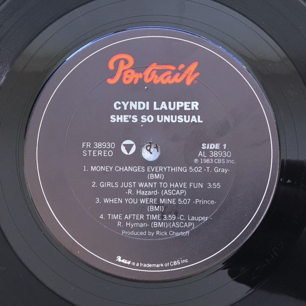 Cyndi Lauper - She's So Unusual (Vinyl, LP, Album, Stereo) Very Good (VG) / Very Good (VG)