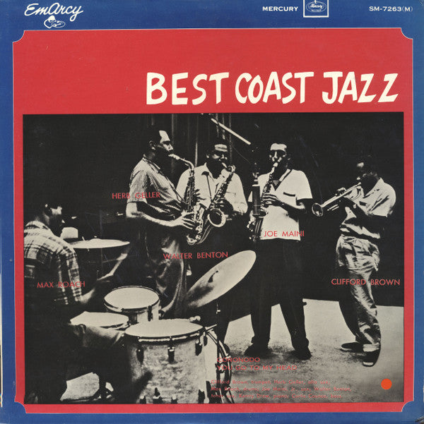Max Roach - Best Coast Jazz (Vinyl, LP, Album, Reissue, Mono) Very Good Plus (VG+) / Very Good Plus (VG+)