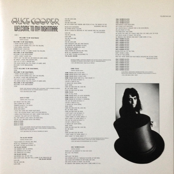 Alice Cooper (2) - Welcome To My Nightmare (Vinyl, LP, Album, Reissue) Very Good (VG) / Very Good Plus (VG+)