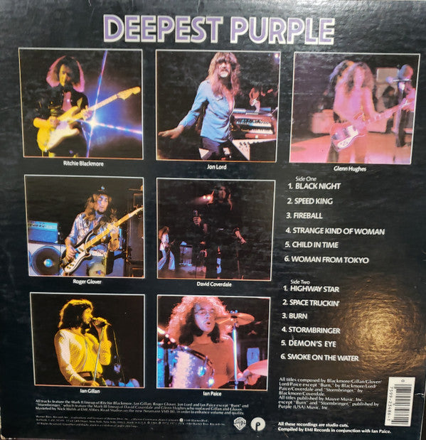 Deep Purple - Deepest Purple : The Very Best Of Deep Purple (Vinyl, LP, Compilation, Reissue) Very Good Plus (VG+) / Very Good (VG)