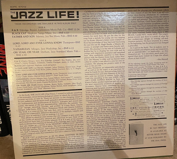 Various - The Jazz Life! (Vinyl, LP, Album, Reissue, Mono) Very Good Plus (VG+) / Very Good Plus (VG+)
