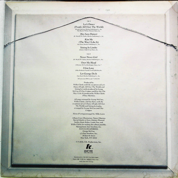 George McCrae - George McCrae (Vinyl, LP, Album, Promo) Very Good Plus (VG+) / Fair (F)