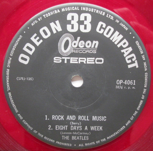The Beatles - Rock And Roll Music (Vinyl, 7", 33 ⅓ RPM) Good Plus (G+) / Very Good (VG)
