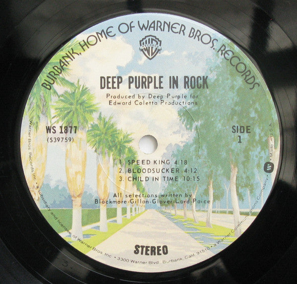 Deep Purple - In Rock (Vinyl, LP, Album, Reissue)