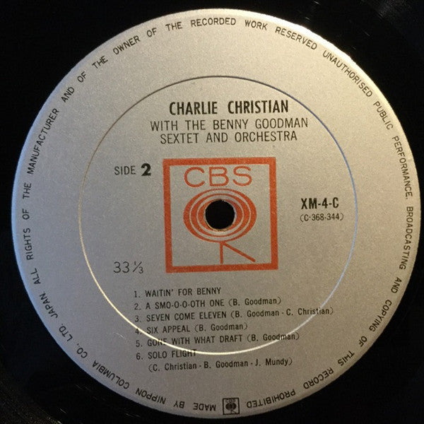 Charlie Christian - With The Benny Goodman Sextet And Orchestra (Vinyl, LP, Compilation) Very Good Plus (VG+) / Very Good (VG)