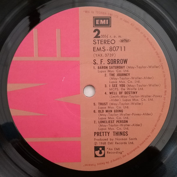 The Pretty Things - S. F. Sorrow (Vinyl, LP, Reissue) Near Mint (NM or M-) / Near Mint (NM or M-)
