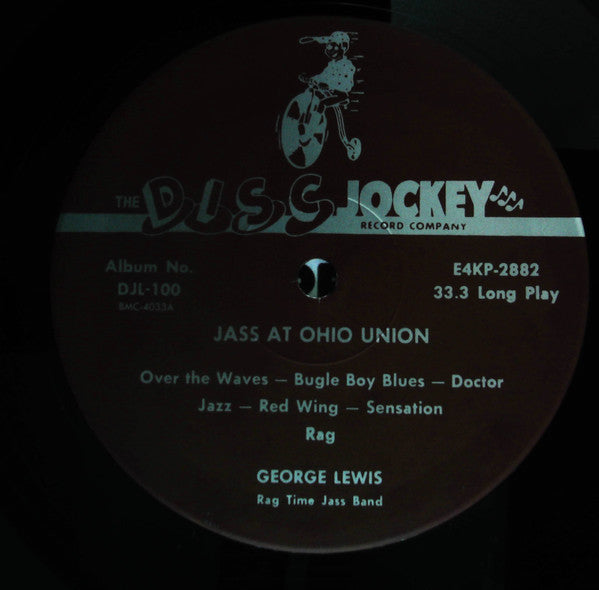 George Lewis' Ragtime Band - Jass At The Ohio Union (2xVinyl, LP) Near Mint (NM or M-) / Very Good Plus (VG+)