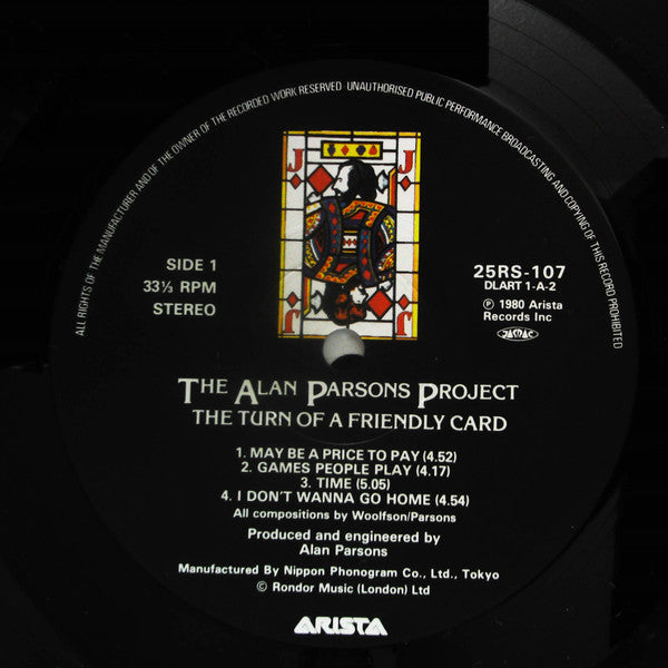 The Alan Parsons Project - The Turn Of A Friendly Card (Vinyl, LP, Album, Repress) Near Mint (NM or M-) / Very Good Plus (VG+)