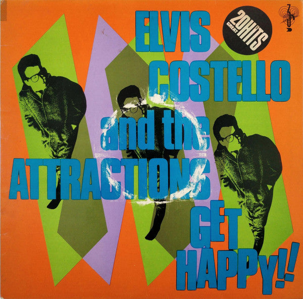 Elvis Costello & The Attractions - Get Happy!! (Vinyl, LP, Album, Stereo) Very Good Plus (VG+) / Very Good Plus (VG+)