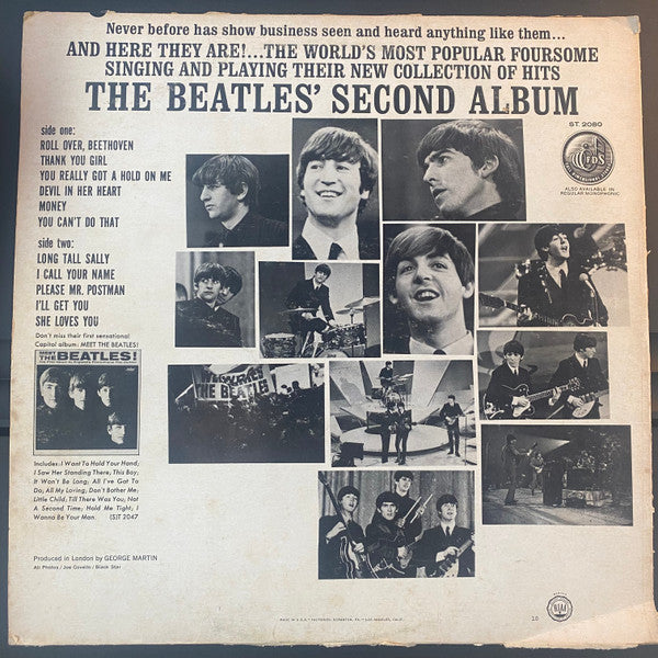 The Beatles - The Beatles' Second Album (Vinyl, LP, Album, Reissue, Stereo) Good Plus (G+) / Fair (F)