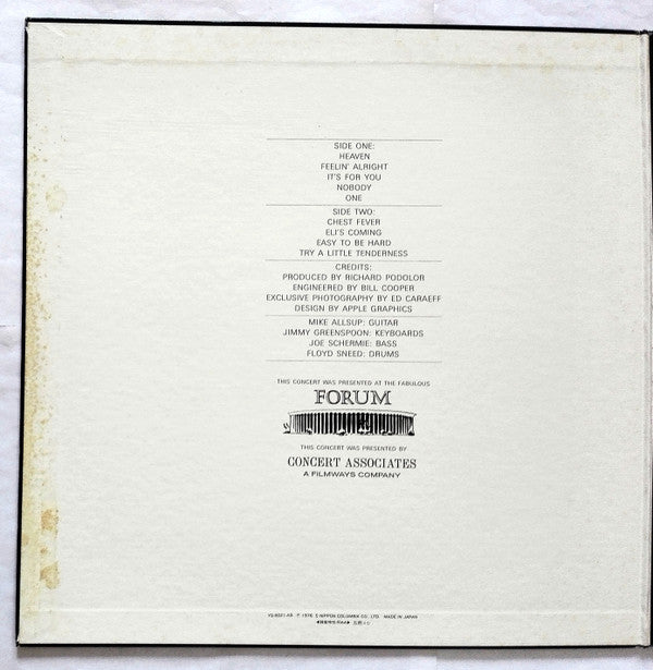 Three Dog Night - Captured Live At The Forum (Vinyl, LP, Album) Very Good Plus (VG+) / Very Good Plus (VG+)