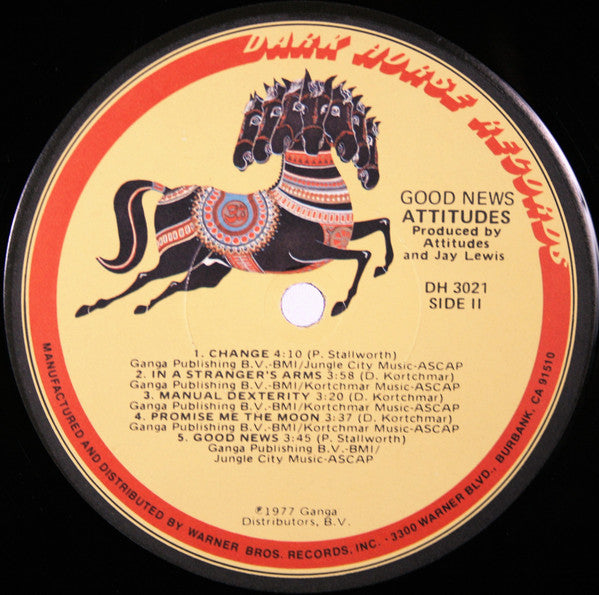 Attitudes - Good News (Vinyl, LP, Album, Stereo) Very Good Plus (VG+) / Good (G)