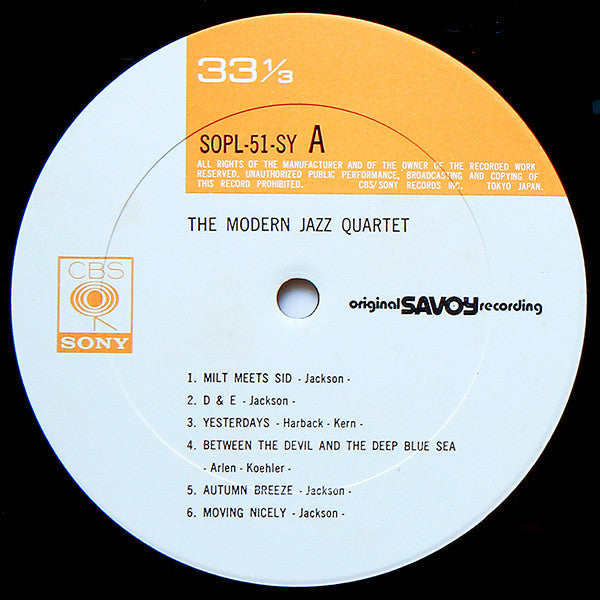 The Modern Jazz Quartet - Modern Jazz Quartet (Vinyl, LP, Album, Re...