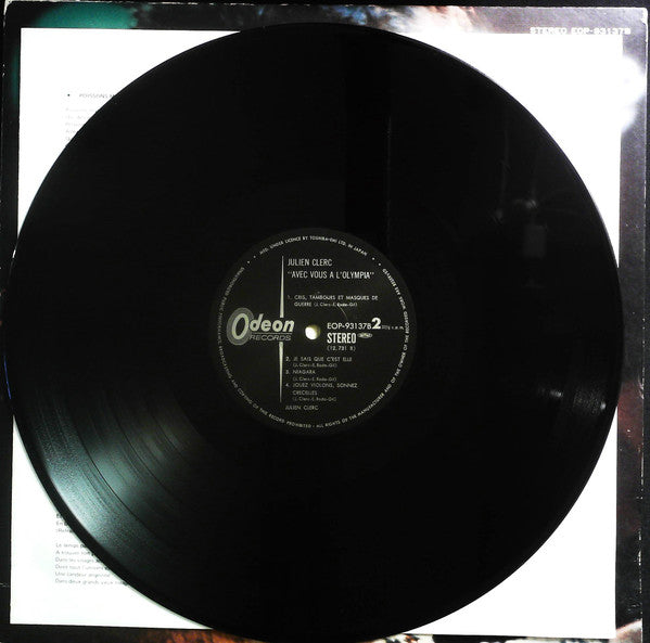 Julien Clerc - Avec Vous À L'Olympia (2xVinyl, LP, Album) Very Good Plus (VG+) / Very Good Plus (VG+)