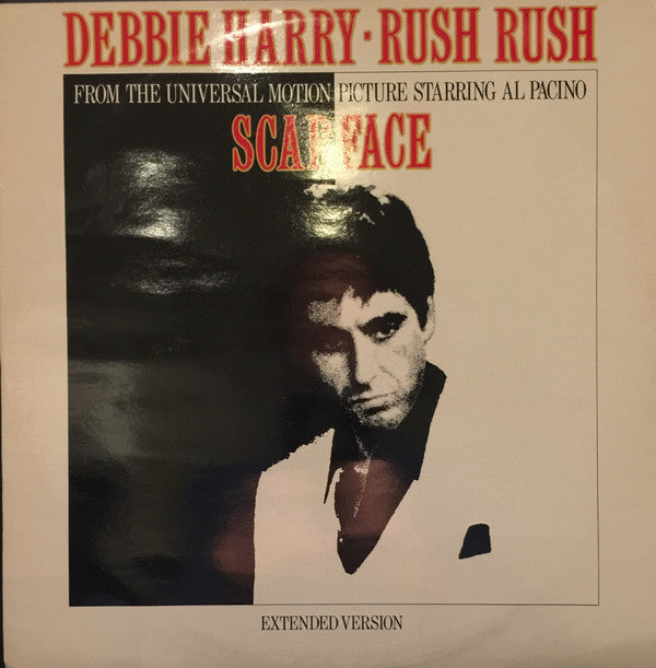 Deborah Harry - Rush Rush (Extended Version) (Vinyl, 12", 45 RPM, Single) Good Plus (G+) / Fair (F)
