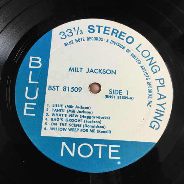 Milt Jackson - Milt Jackson With John Lewis, Percy Heath, Kenny Clarke, Lou Donaldson And The Thelonious Monk Quintet (Vinyl, Reissue, LP, Compilation, Remastered, Stereo) Very Good (VG) / Very Good Plus (VG+)