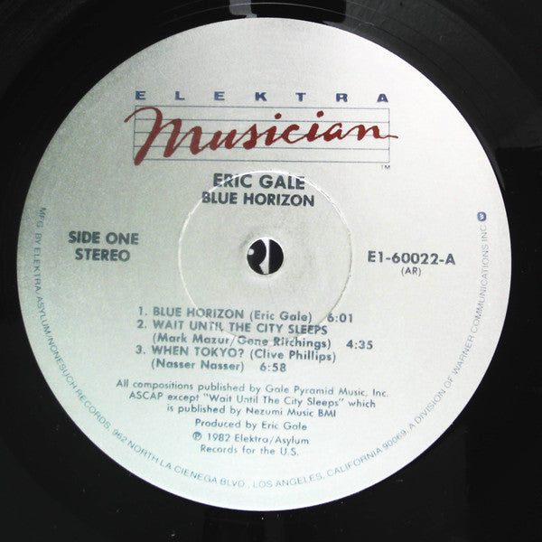 Eric Gale - Blue Horizon (Vinyl, LP) Very Good Plus (VG+) / Very Good (VG)