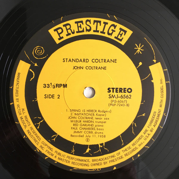 John Coltrane - Standard Coltrane (Vinyl, LP, Album, Reissue, Stereo)