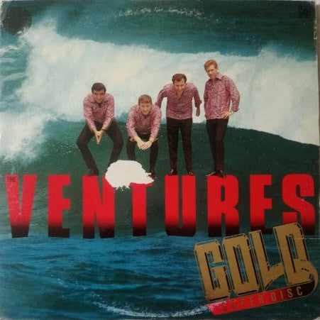 The Ventures - The Best Of The Ventures On Stage (2xVinyl, LP, Compilation, Repress, Stereo) Good Plus (G+) / Good (G)