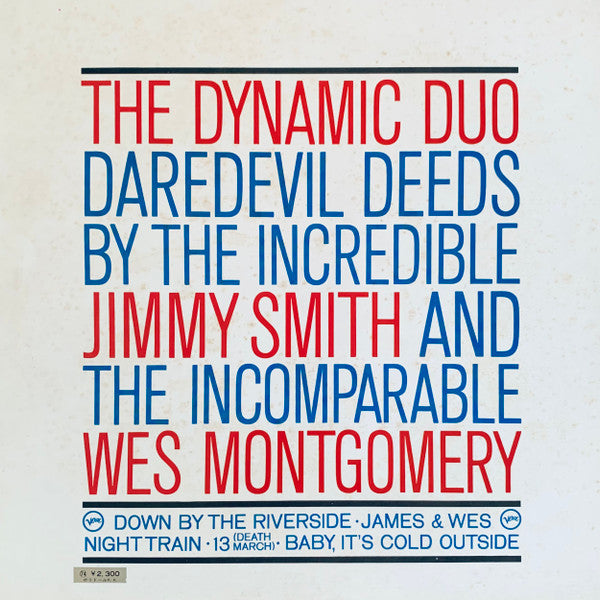 Jimmy Smith - Jimmy & Wes - The Dynamic Duo (Vinyl, LP, Album, Reis...