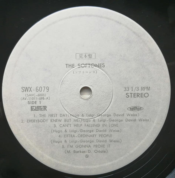 The Softones - The Softones (Vinyl, LP, Album, Promo) Very Good Plus (VG+) / Very Good (VG)
