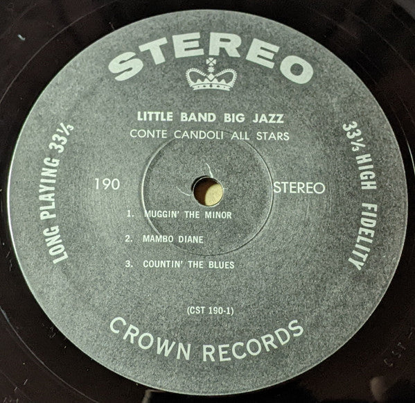 Conte Candoli All Stars - Little Band - Big Jazz (Vinyl, LP, Album,...