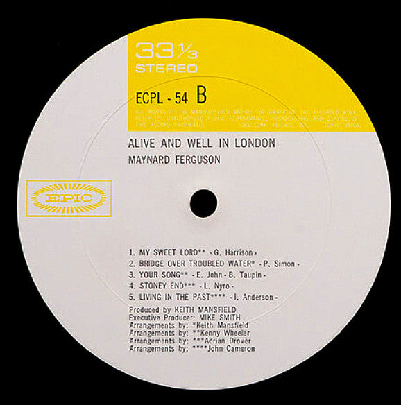 Maynard Ferguson - Alive & Well In London (Vinyl, LP, Album)